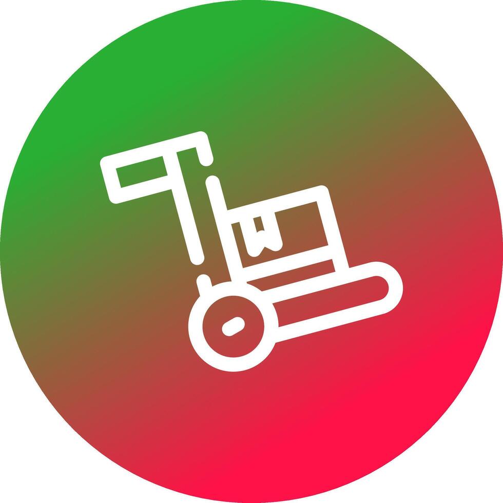 trolley creatief icoon ontwerp vector