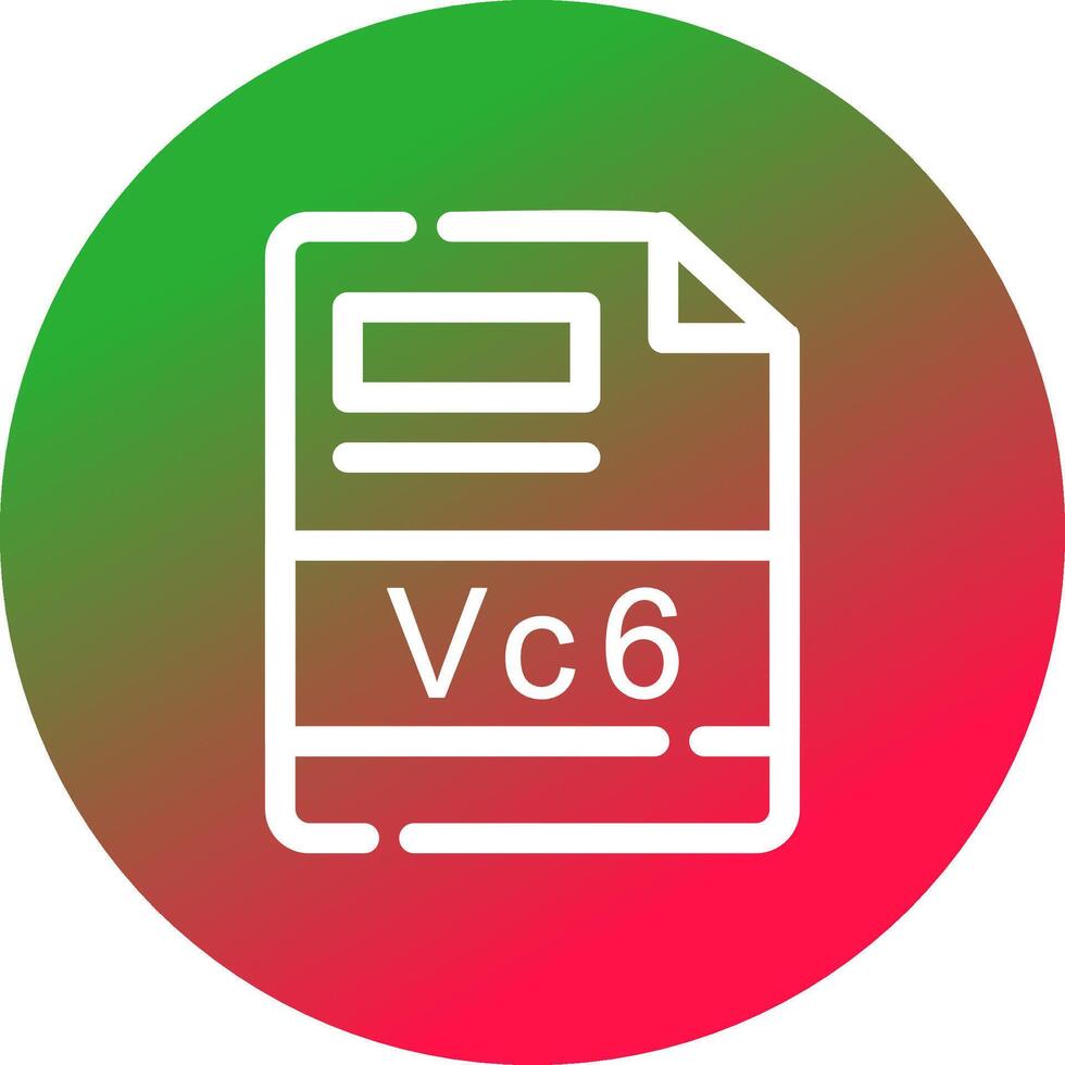 vc6 creatief icoon ontwerp vector