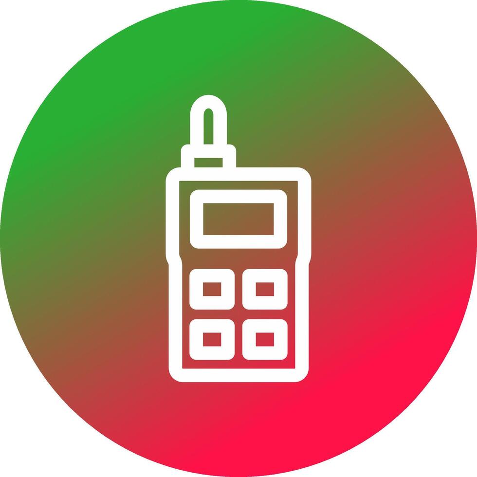 walkie talkie creatief icoon ontwerp vector