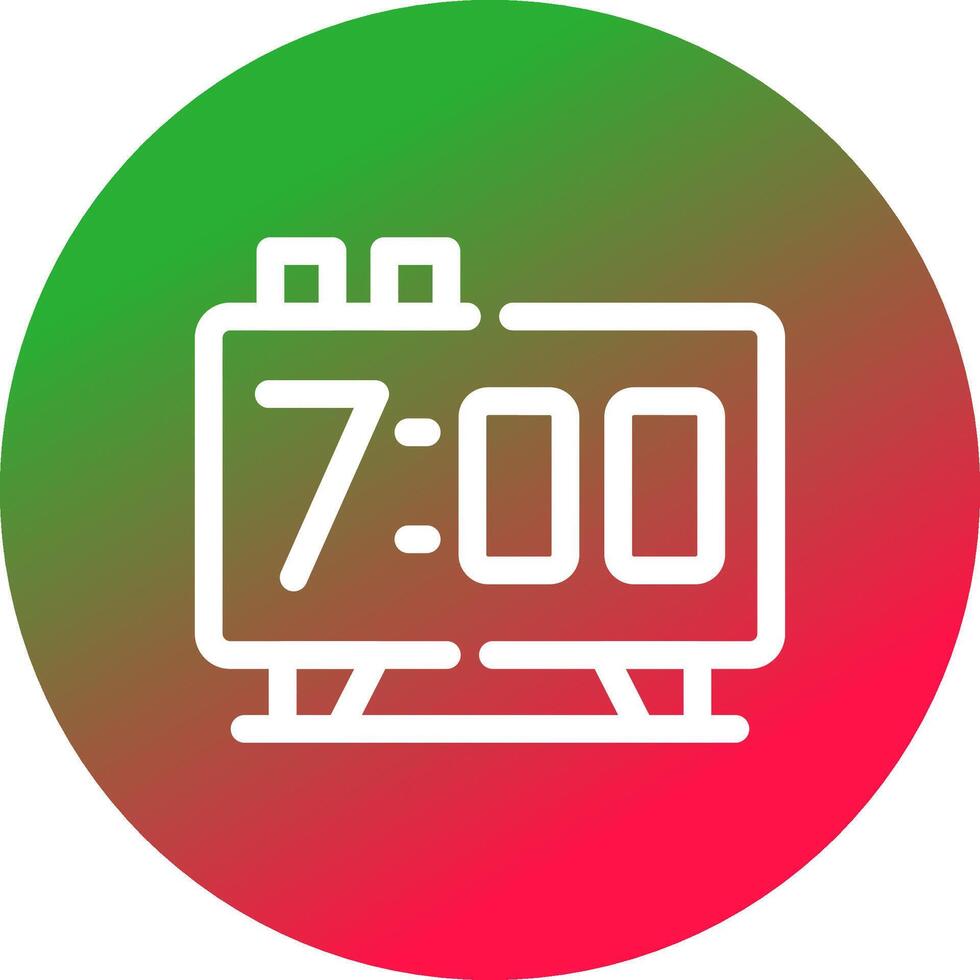 alarm klok creatief icoon ontwerp vector