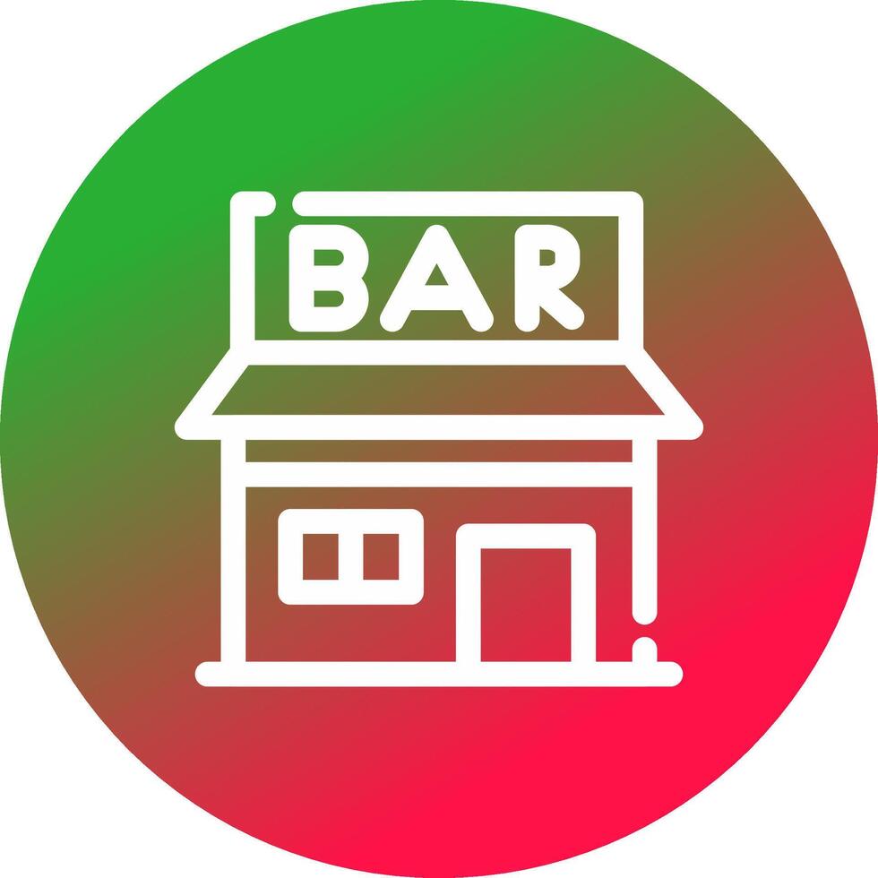 bar creatief icoon ontwerp vector