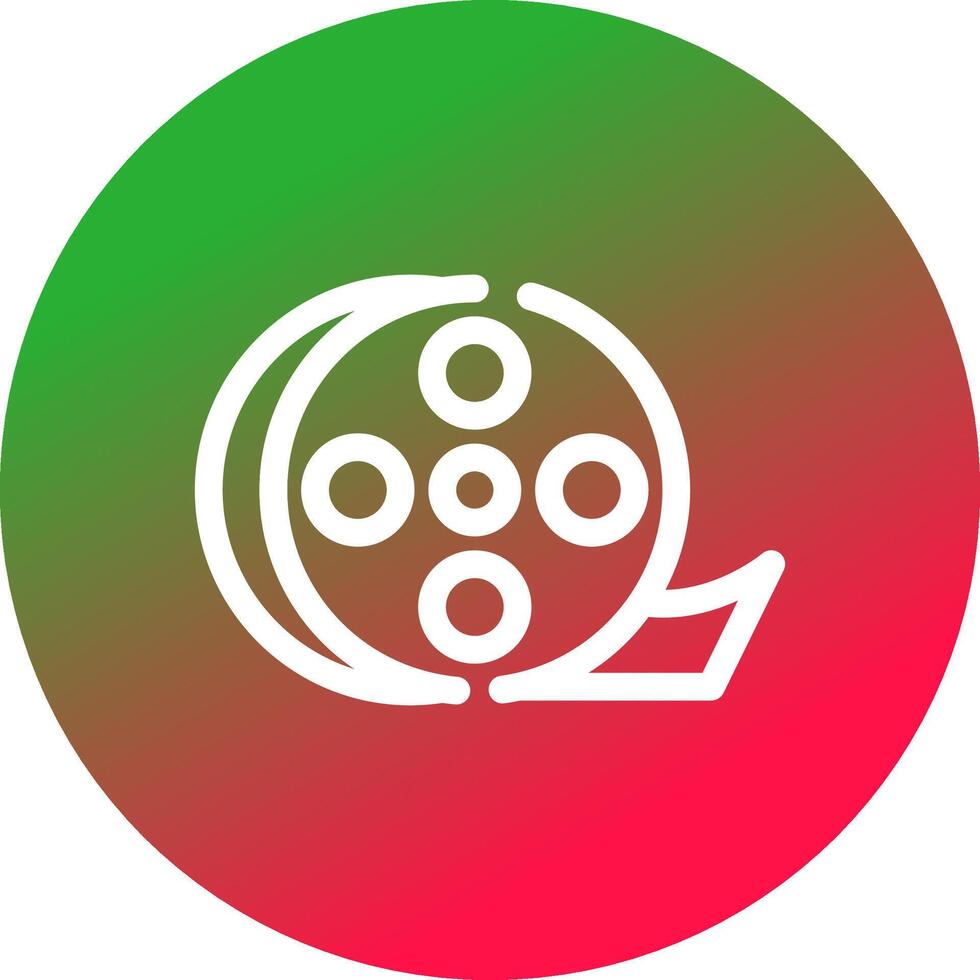 film rollen creatief icoon ontwerp vector