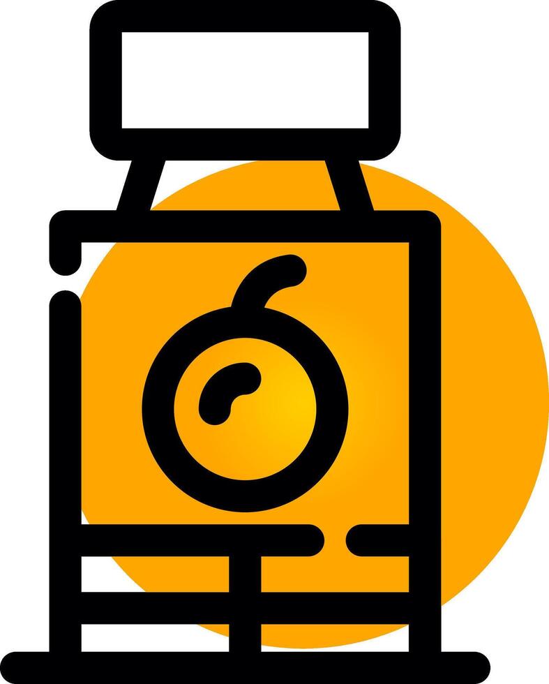 oranje sap creatief icoon ontwerp vector