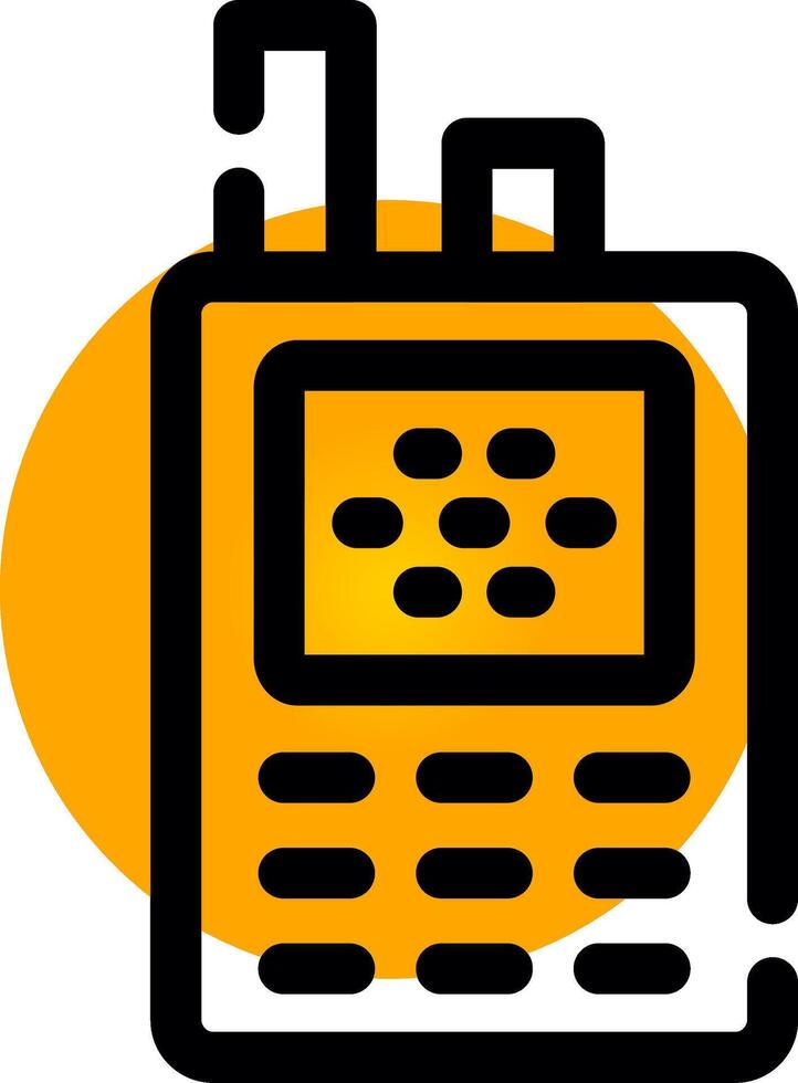 walkie talkie creatief icoon ontwerp vector