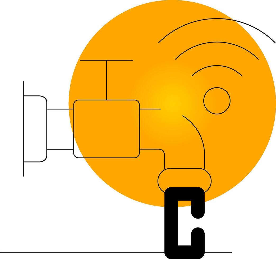 slim water sensor creatief icoon ontwerp vector