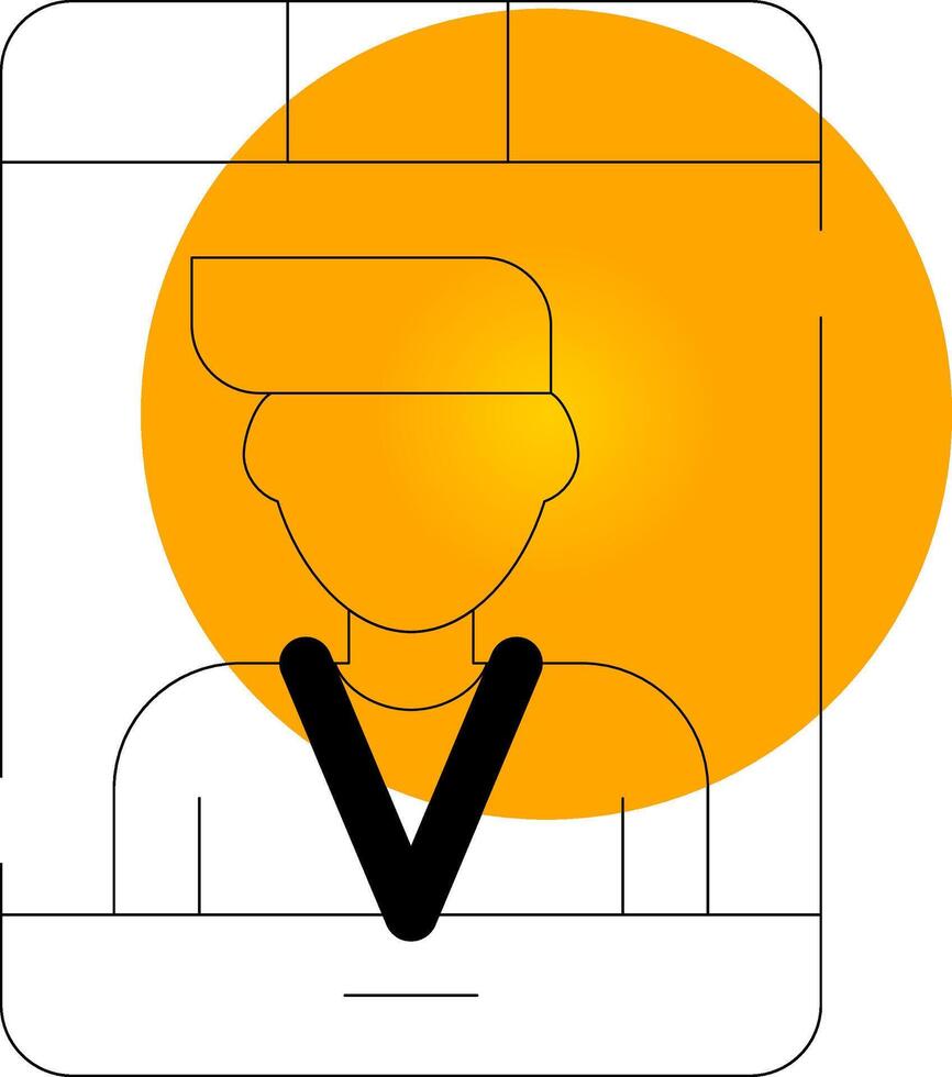 klant elektronica creatief icoon ontwerp vector