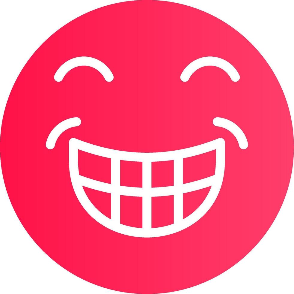 grijns creatief icoon ontwerp vector