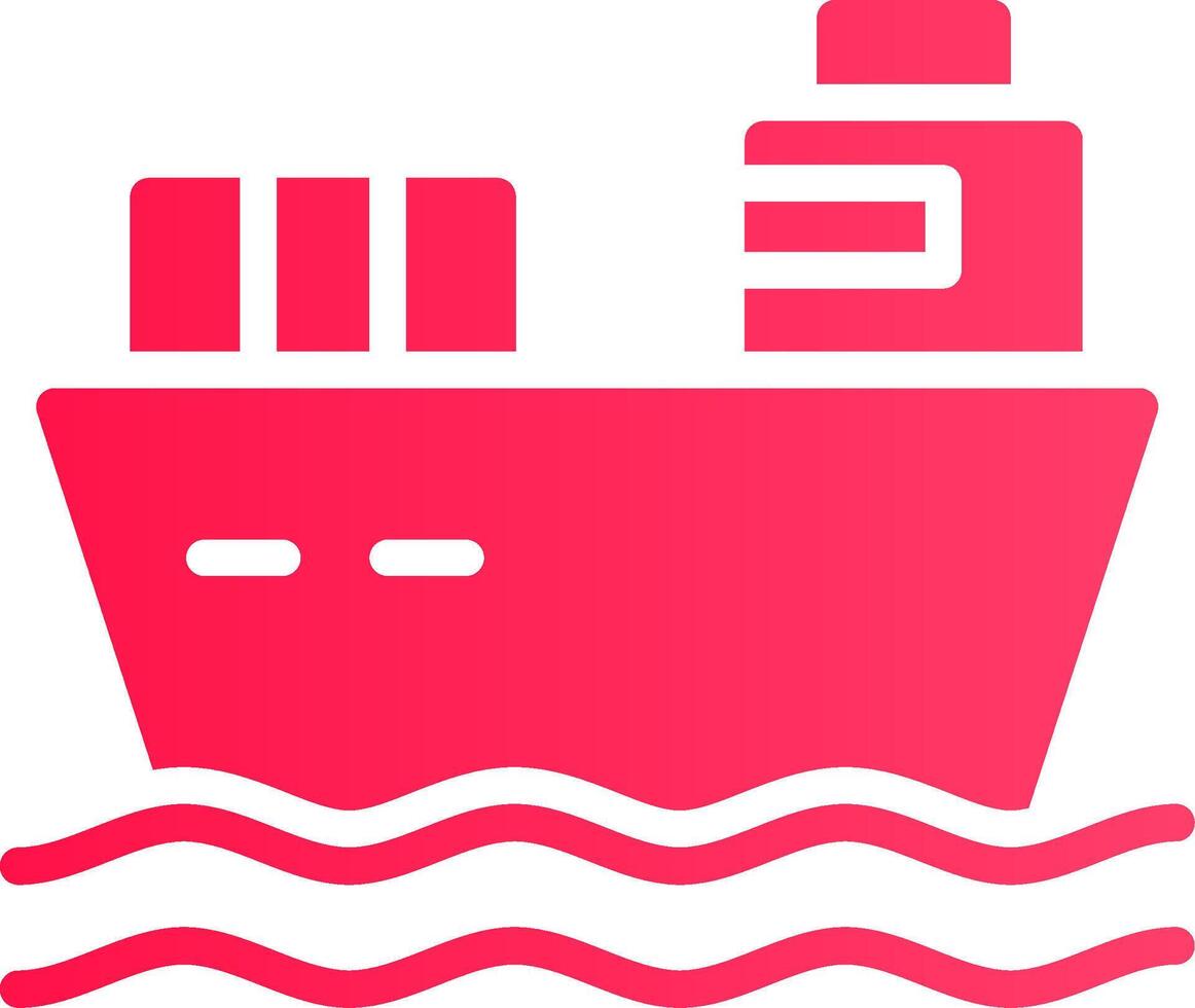 lading schip creatief icoon ontwerp vector