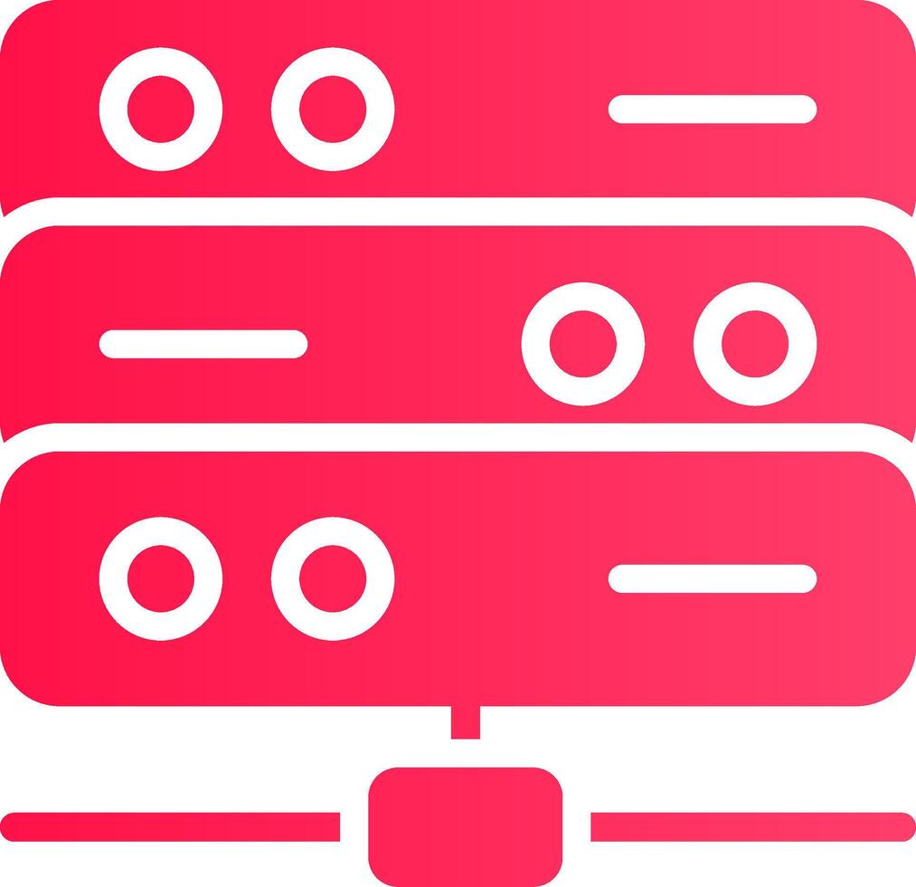 server creatief icoon ontwerp vector