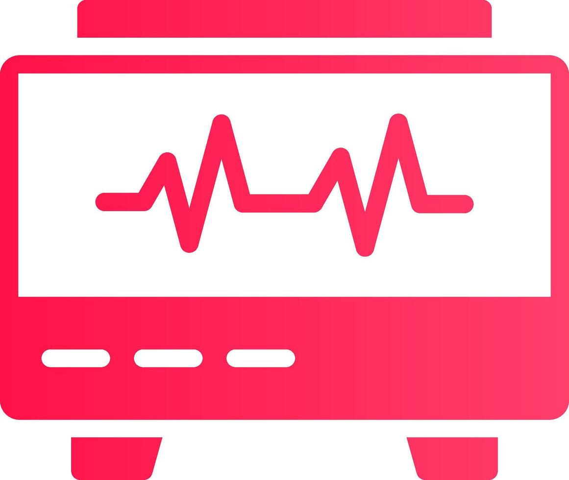 ekg toezicht houden op creatief icoon ontwerp vector