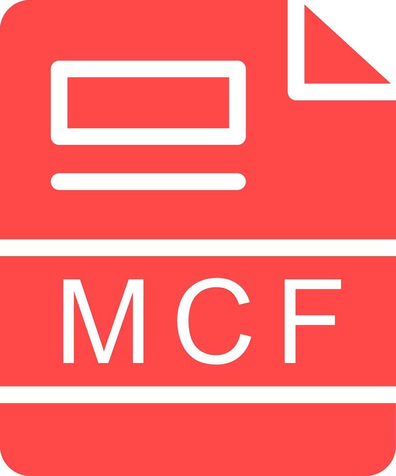 mcf creatief icoon ontwerp vector