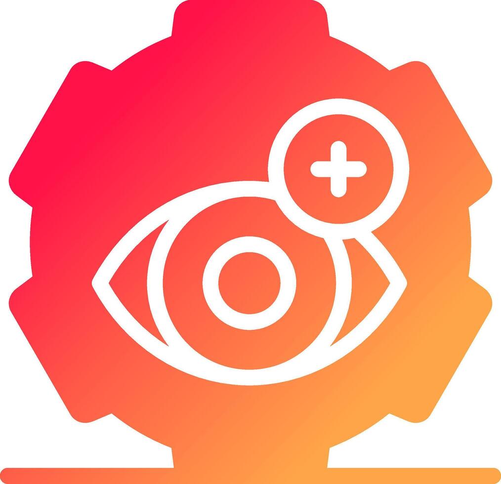 optometrie praktijk creatief icoon ontwerp vector