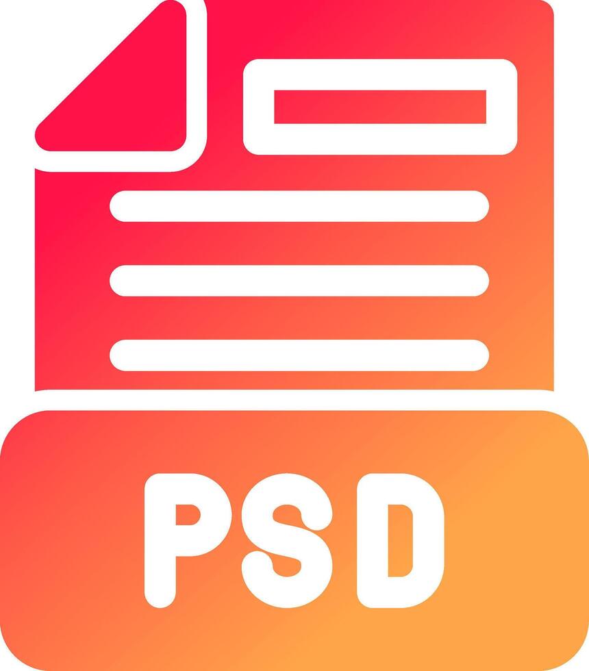 psd het dossier creatief icoon ontwerp vector