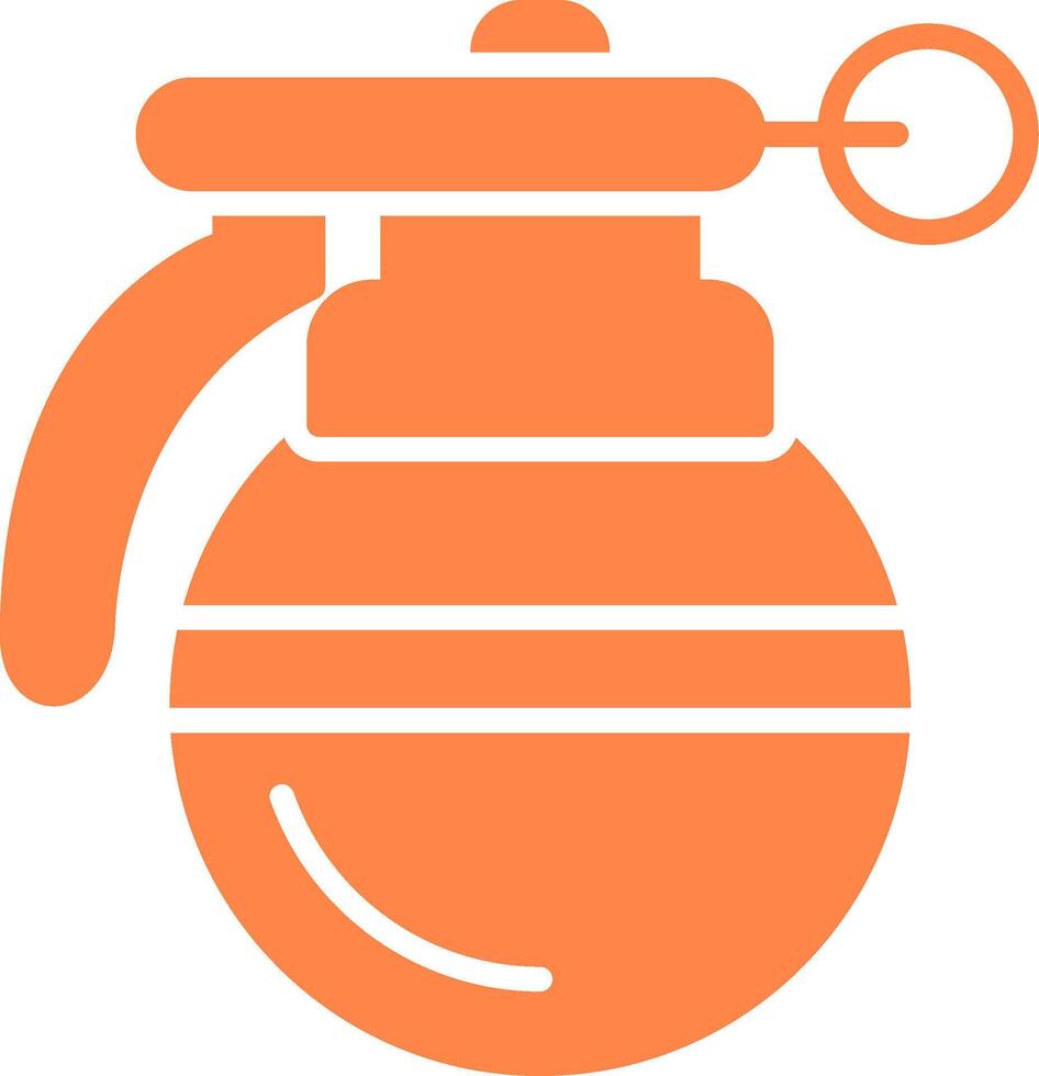 granaat creatief icoon ontwerp vector