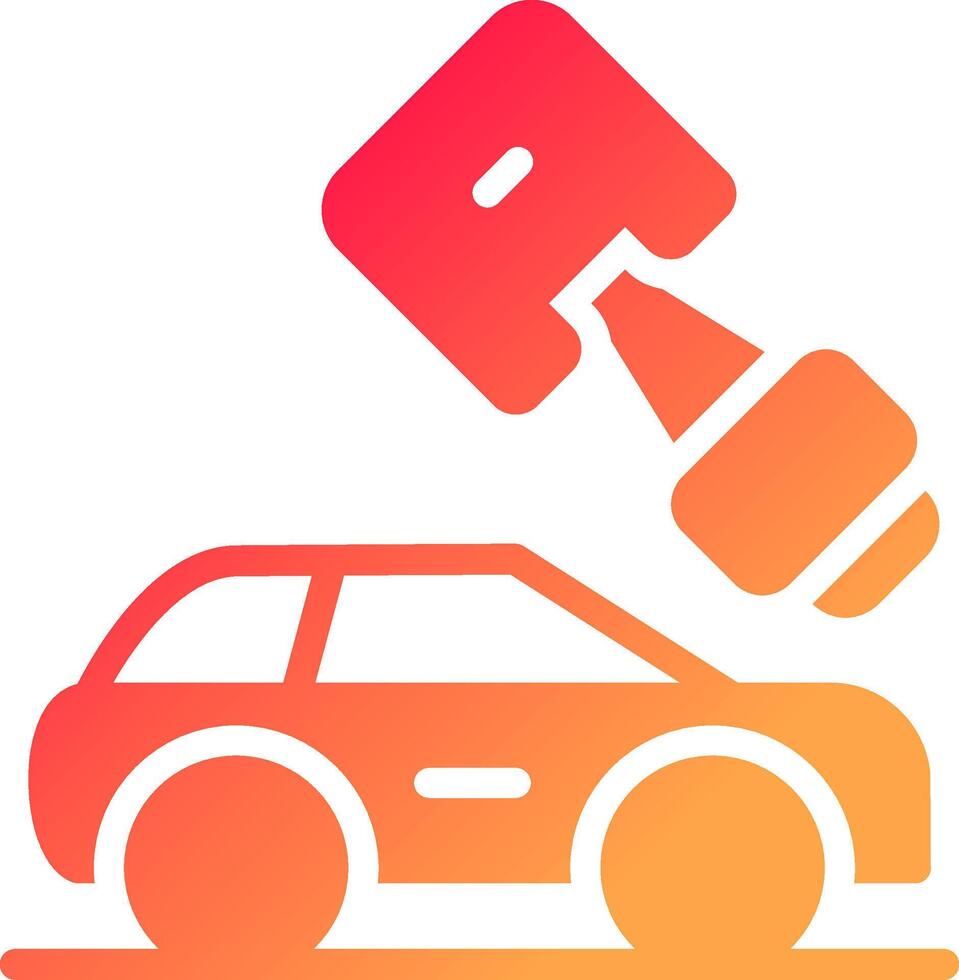 auto onderdelen creatief icoon ontwerp vector