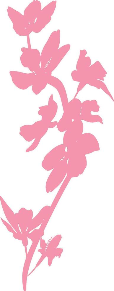 sakura Afdeling met bloemen decoratie. vector