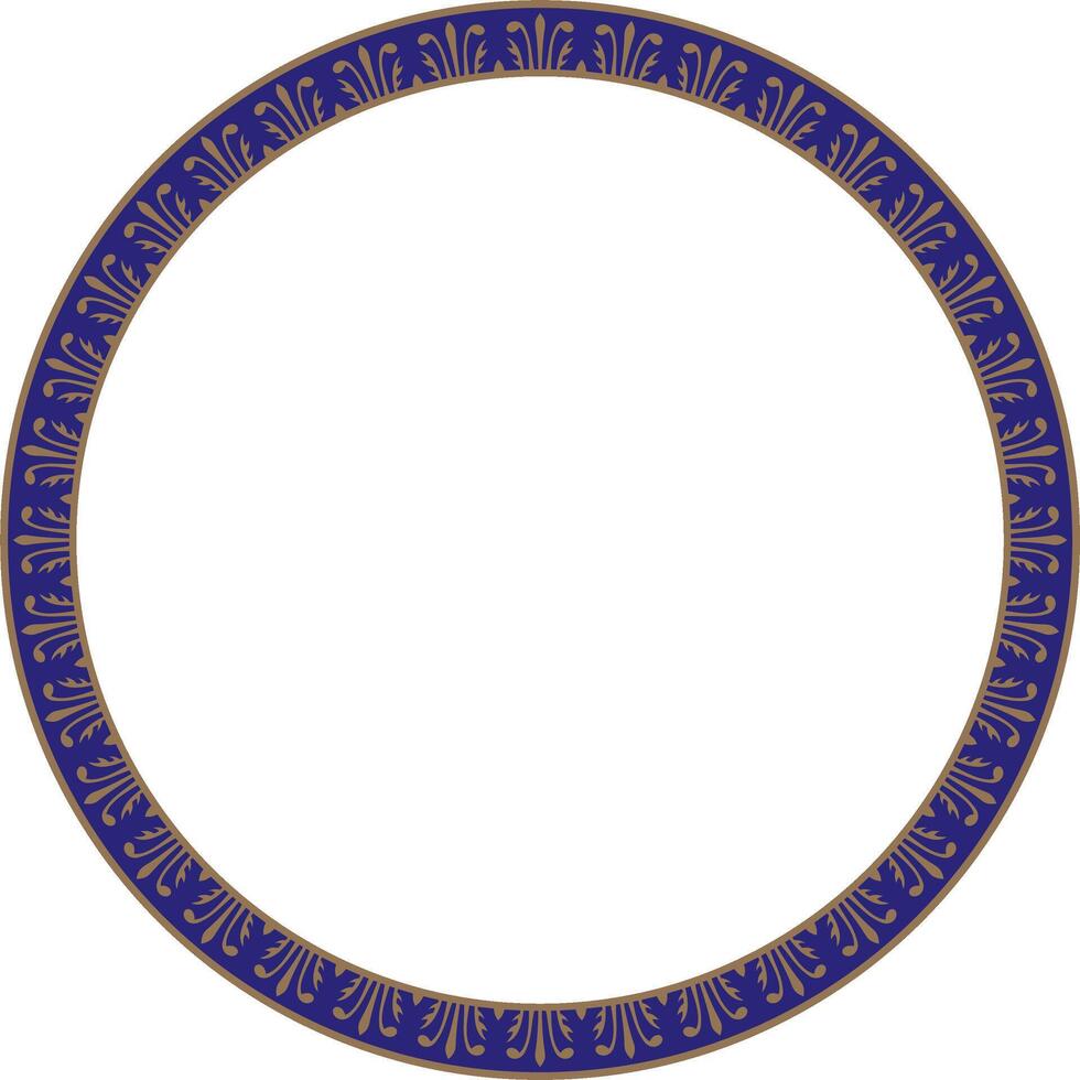 vector gekleurde ronde Chinese ornament. kader, grens, cirkel, ring van Aziatisch volkeren van de oosten.