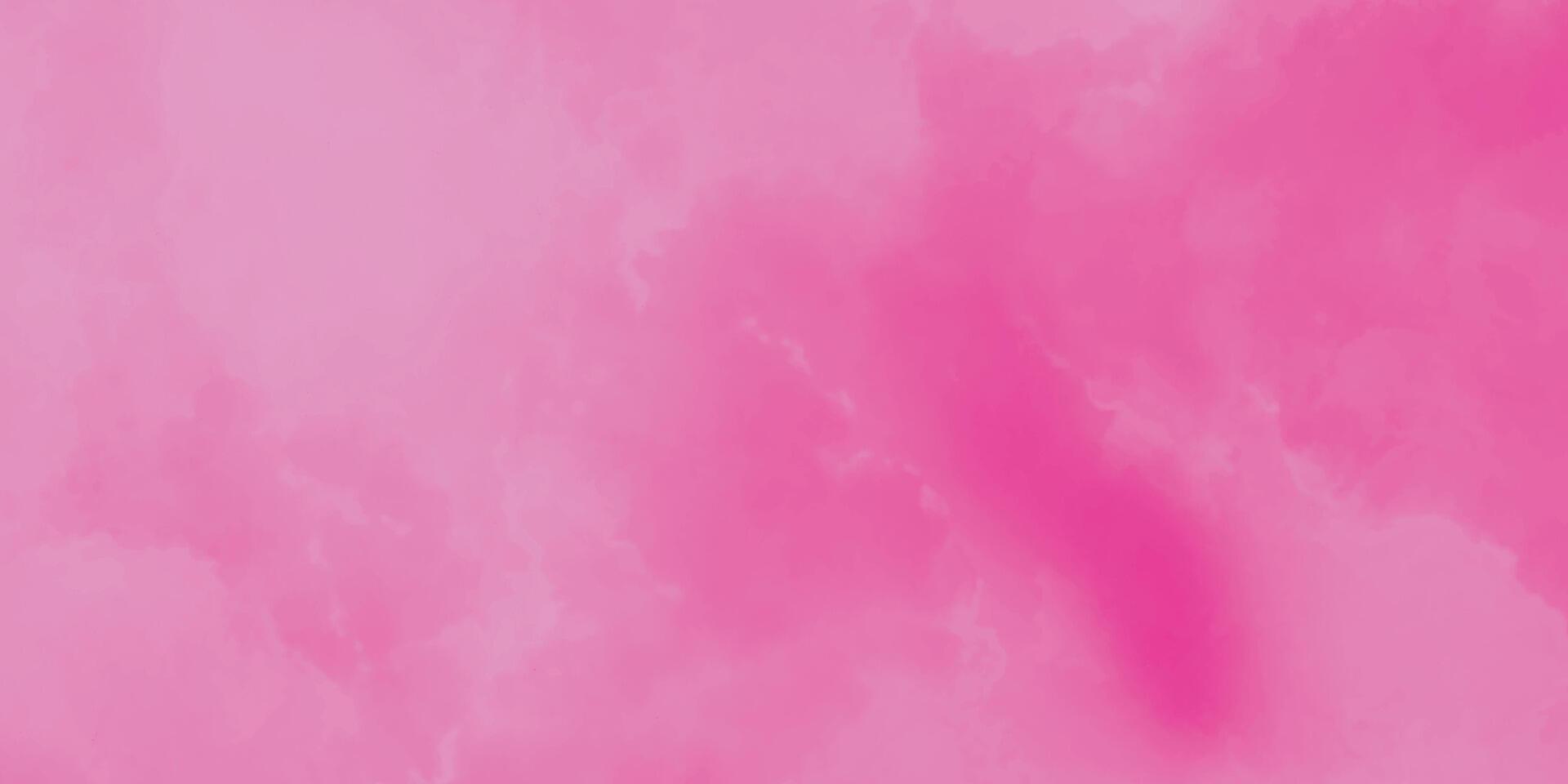 abstract waterverf roze structuur met spatten. roze achtergrond met focus en glimmend wolken. waterverf achtergrond met ruimte. vector