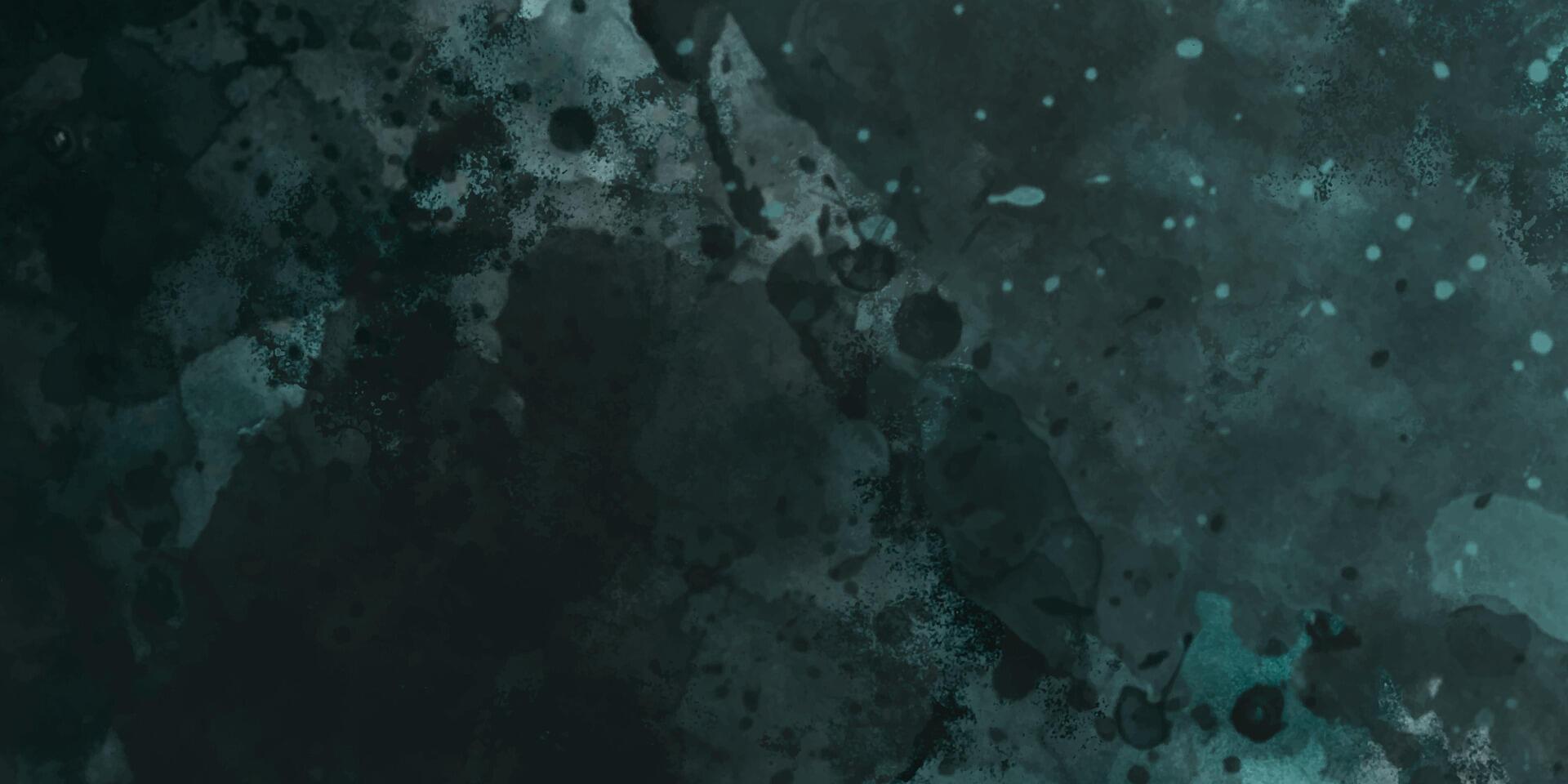 abstract waterverf achtergrond textuur. blauw en zwart achtergrond textuur. donker plons achtergrond. vector