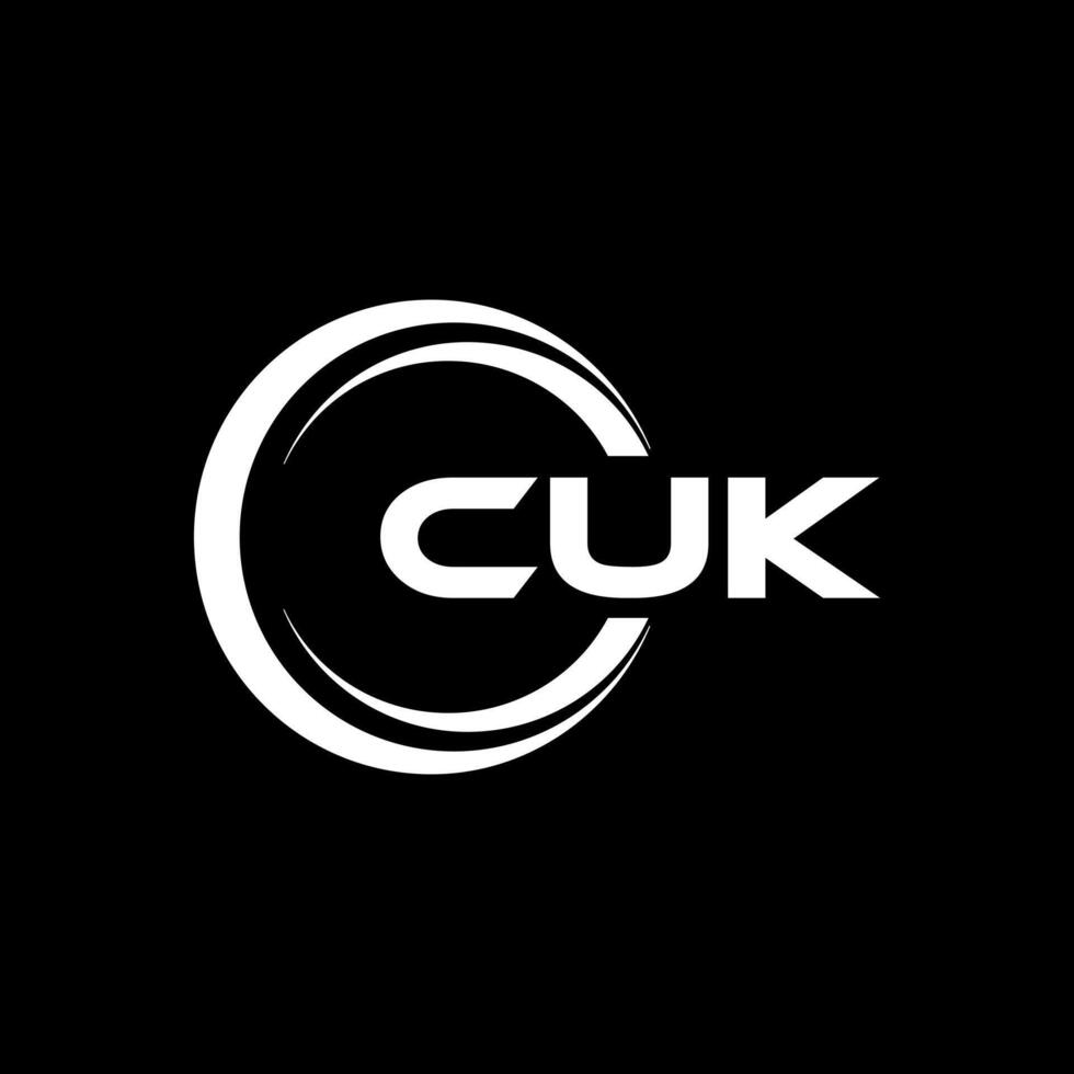 cuk logo ontwerp, inspiratie voor een uniek identiteit. modern elegantie en creatief ontwerp. watermerk uw succes met de opvallend deze logo. vector