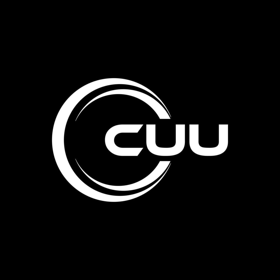 cuu logo ontwerp, inspiratie voor een uniek identiteit. modern elegantie en creatief ontwerp. watermerk uw succes met de opvallend deze logo. vector