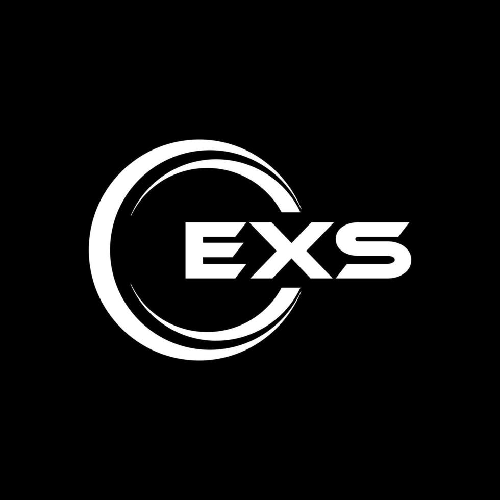 exs brief logo ontwerp, inspiratie voor een uniek identiteit. modern elegantie en creatief ontwerp. watermerk uw succes met de opvallend deze logo. vector