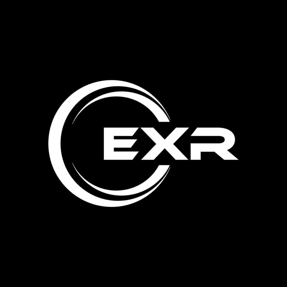 exr brief logo ontwerp, inspiratie voor een uniek identiteit. modern elegantie en creatief ontwerp. watermerk uw succes met de opvallend deze logo. vector