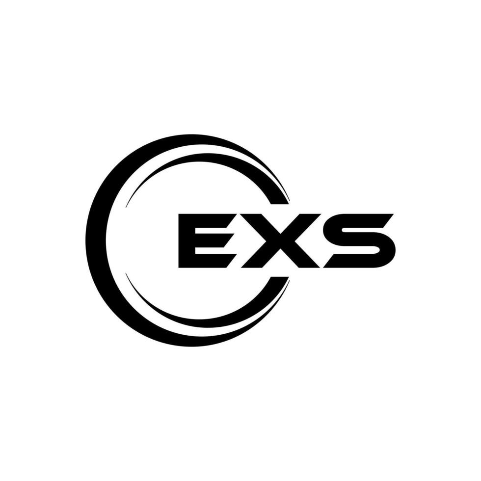 exs brief logo ontwerp, inspiratie voor een uniek identiteit. modern elegantie en creatief ontwerp. watermerk uw succes met de opvallend deze logo. vector