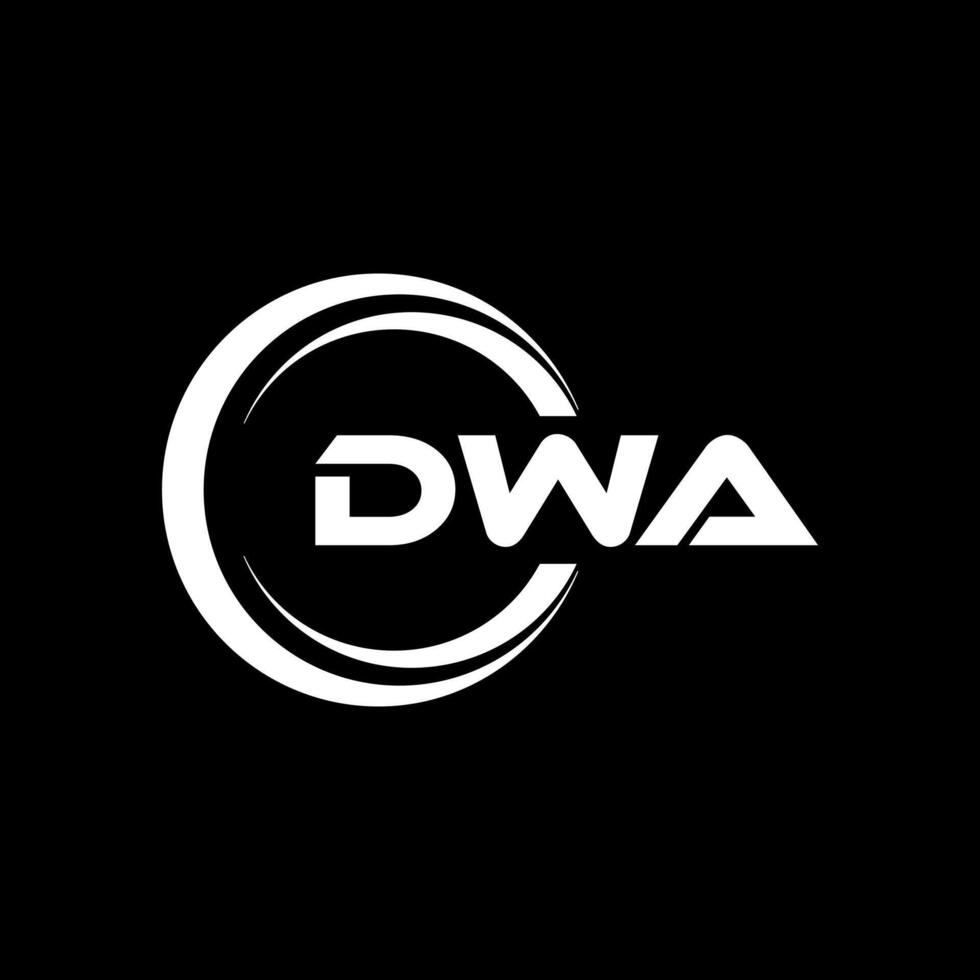 dwa brief logo ontwerp, inspiratie voor een uniek identiteit. modern elegantie en creatief ontwerp. watermerk uw succes met de opvallend deze logo. vector