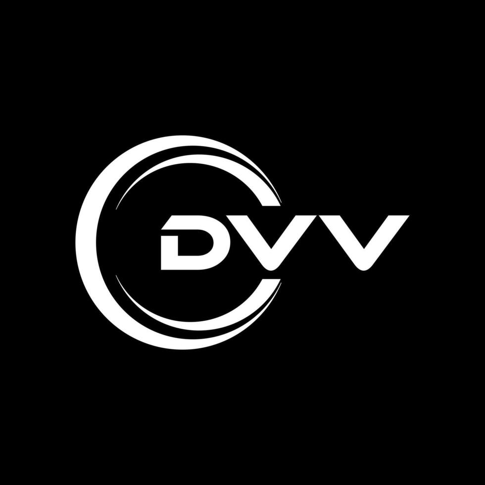 dvv brief logo ontwerp, inspiratie voor een uniek identiteit. modern elegantie en creatief ontwerp. watermerk uw succes met de opvallend deze logo. vector