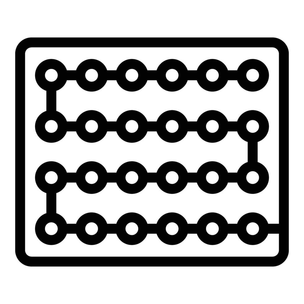 mondeling anticonceptie pak icoon schets vector. anticonceptie geneesmiddel blaar vector