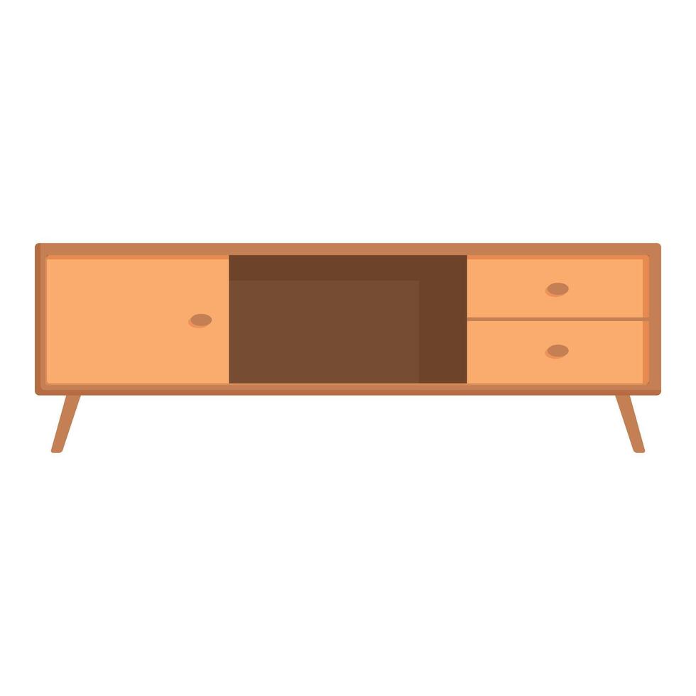 houten meubilair icoon tekenfilm vector. op te slaan huis uitverkoop vector