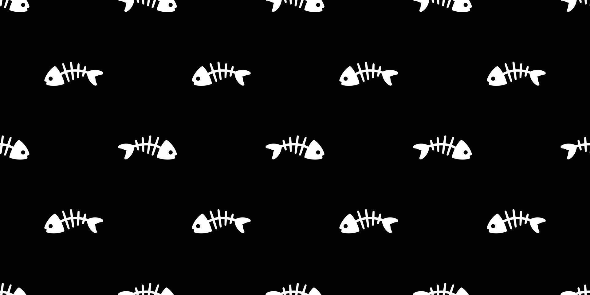 vis bot naadloos patroon haai vector Zalm dolfijn tonijn tekening icoon tekenfilm oceaan zee sjaal geïsoleerd herhaling behang tegel achtergrond illustratie ontwerp