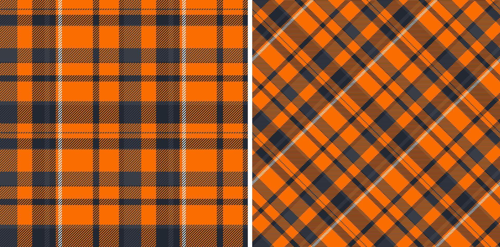 patroon vector naadloos van controleren kleding stof Schotse ruit met een achtergrond textiel structuur plaid. reeks in vallen kleuren voor elegant dekbed Hoes ontwerpen.