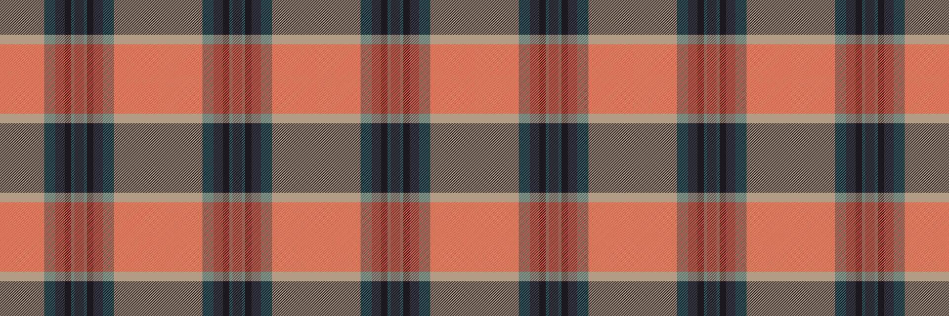 tapijt naadloos plaid vector, knal structuur achtergrond controleren. nieuw kleding stof Schotse ruit patroon textiel in pastel en zwart kleuren. vector