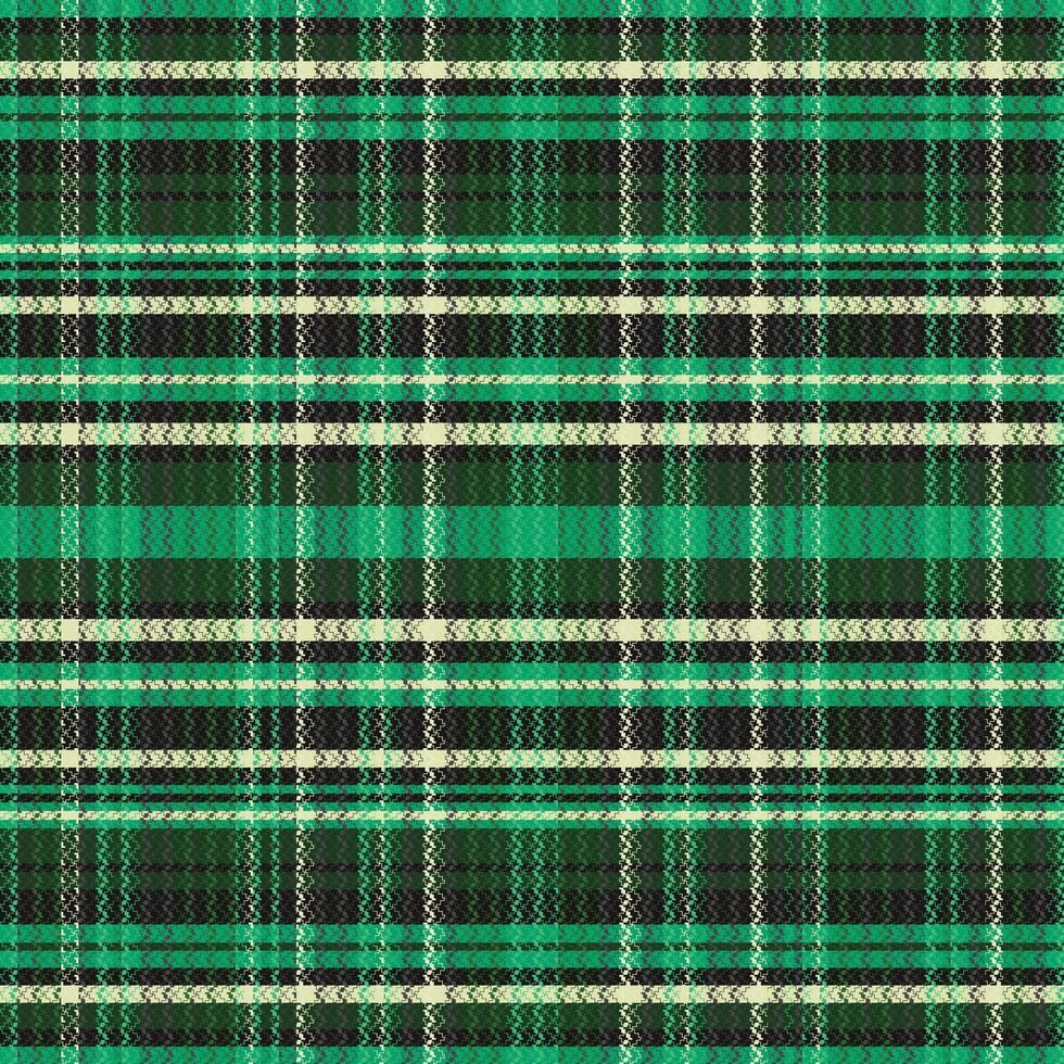 tartan geruit patroon met textuur en warme kleur. vector