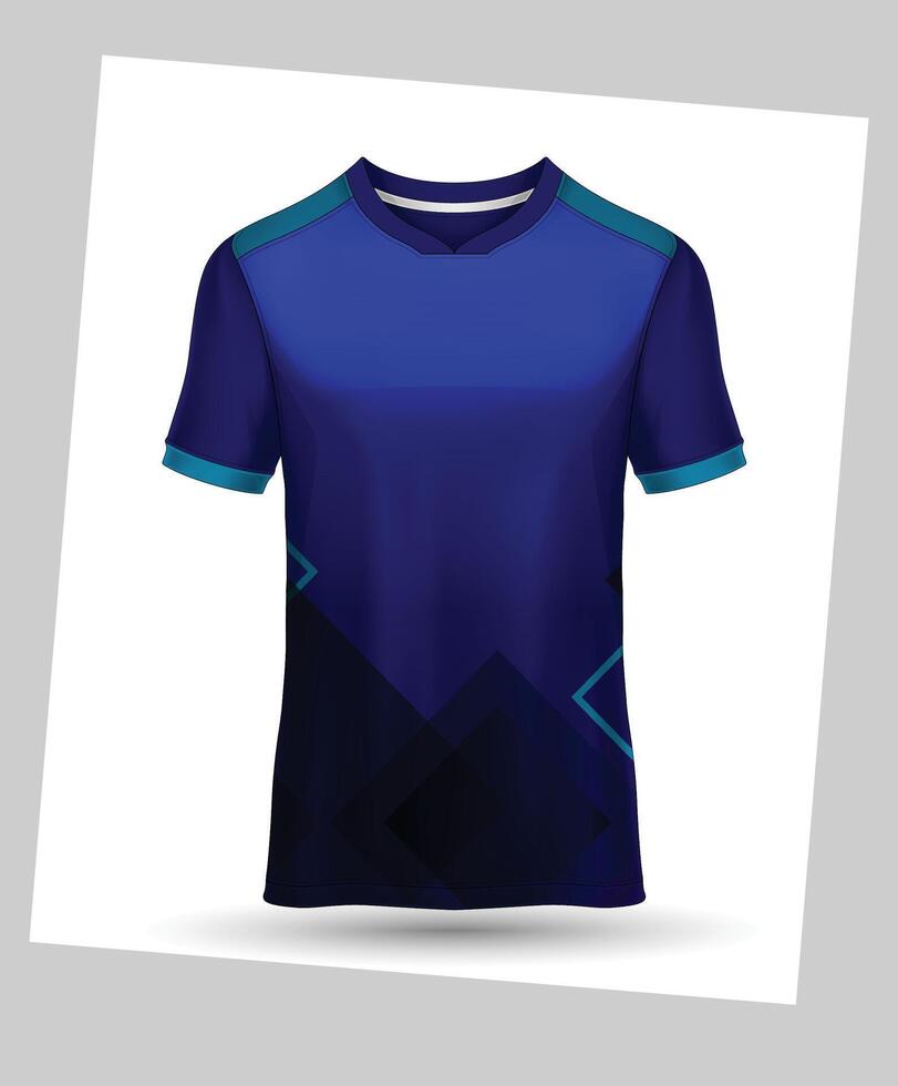 t-shirt sport ontwerp sjabloon, voetbal Jersey mockup voor Amerikaans voetbal club. uniform voorkant en terug visie, vector premie wielersport Jersey ontwerp