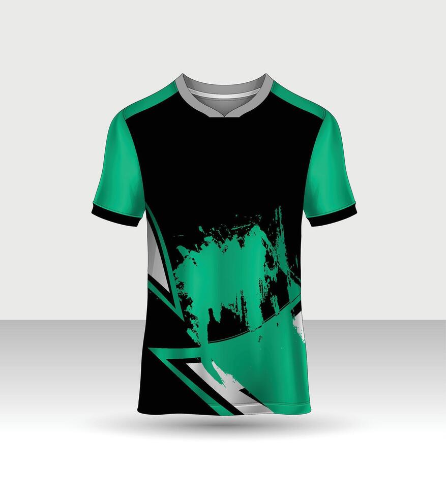 t-shirt sport ontwerp sjabloon, voetbal Jersey mockup voor Amerikaans voetbal club. uniform voorkant en terug visie, vector premie wielersport Jersey ontwerp