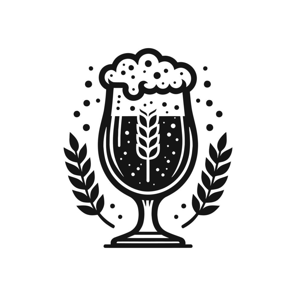verhogen een geroosterd brood glas bier mok fles silhouet vector illustratie