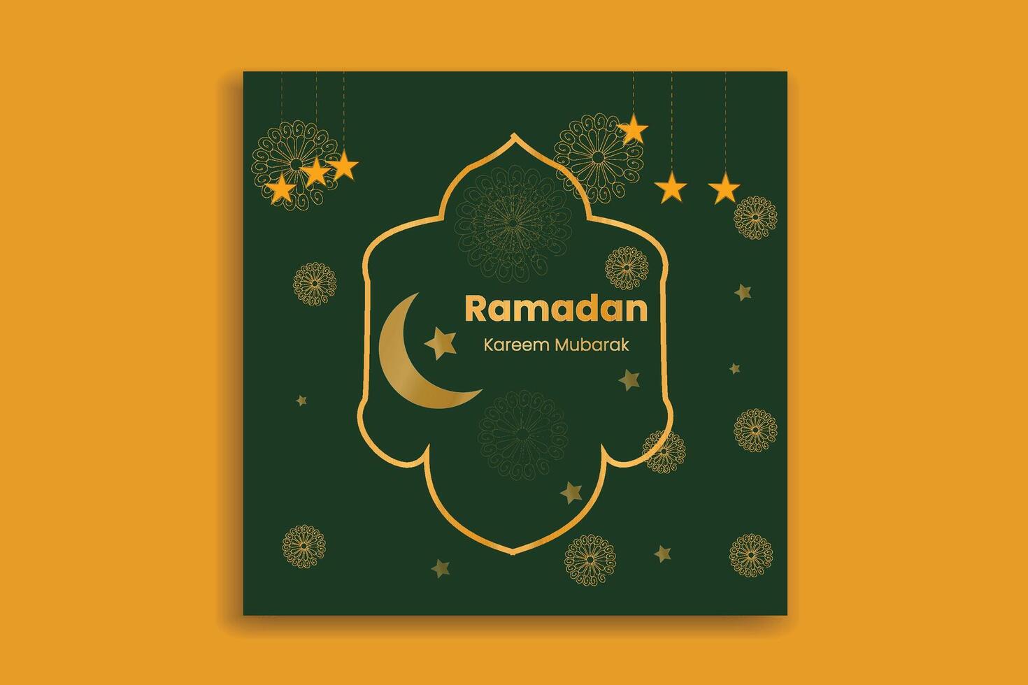 Ramadan banier ontwerp sociaal media post vector