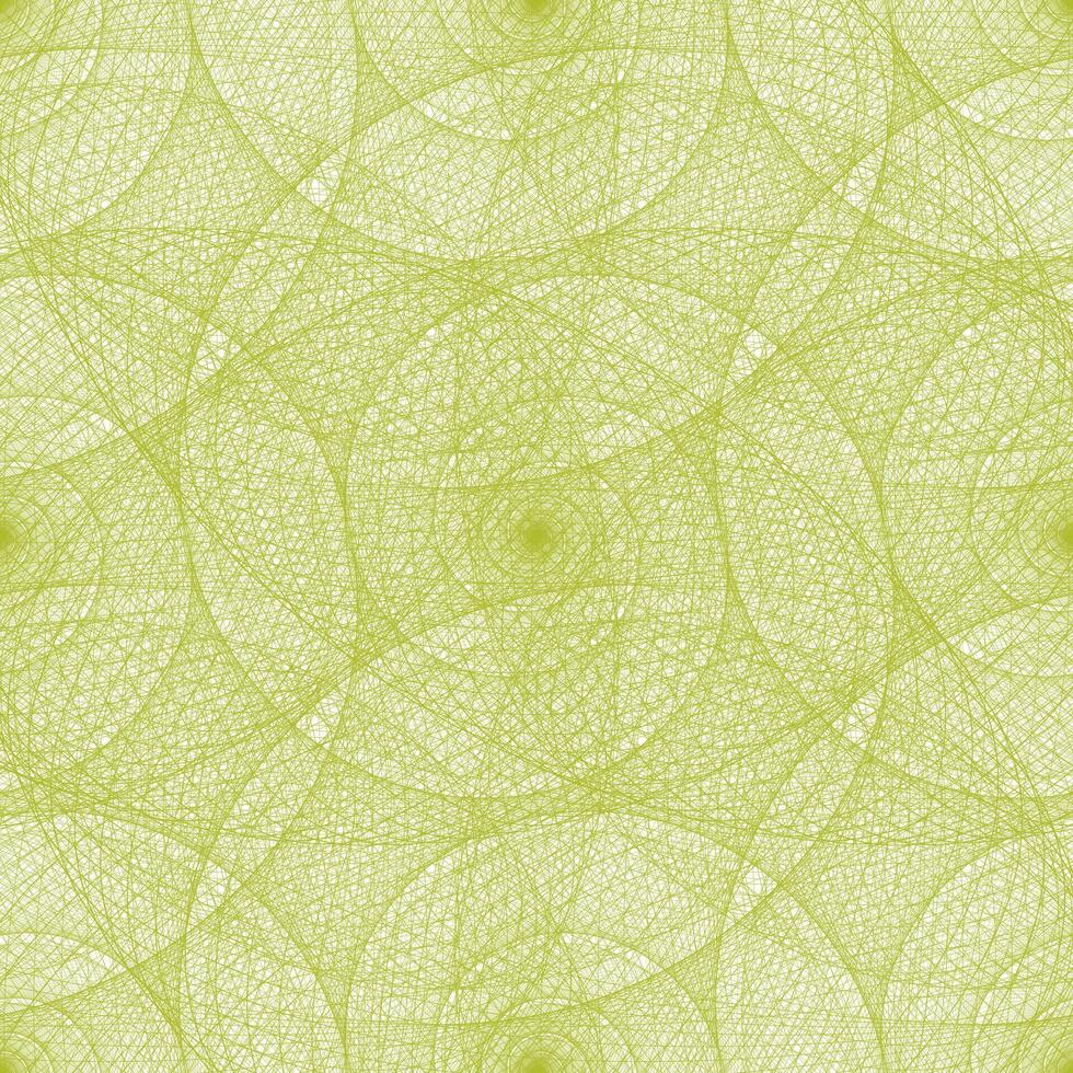 limoen kleur naadloos bedrade kolken fractal patroon achtergrond vector