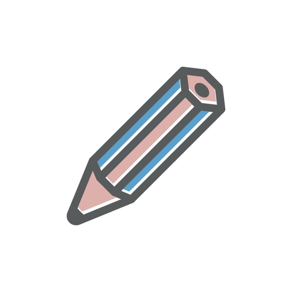 potlood icoon vector sjabloon illustratie modieus ontwerp