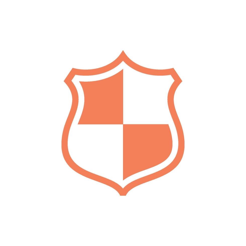 gemakkelijk schild icoon logo sjabloon illustratie ontwerp vector
