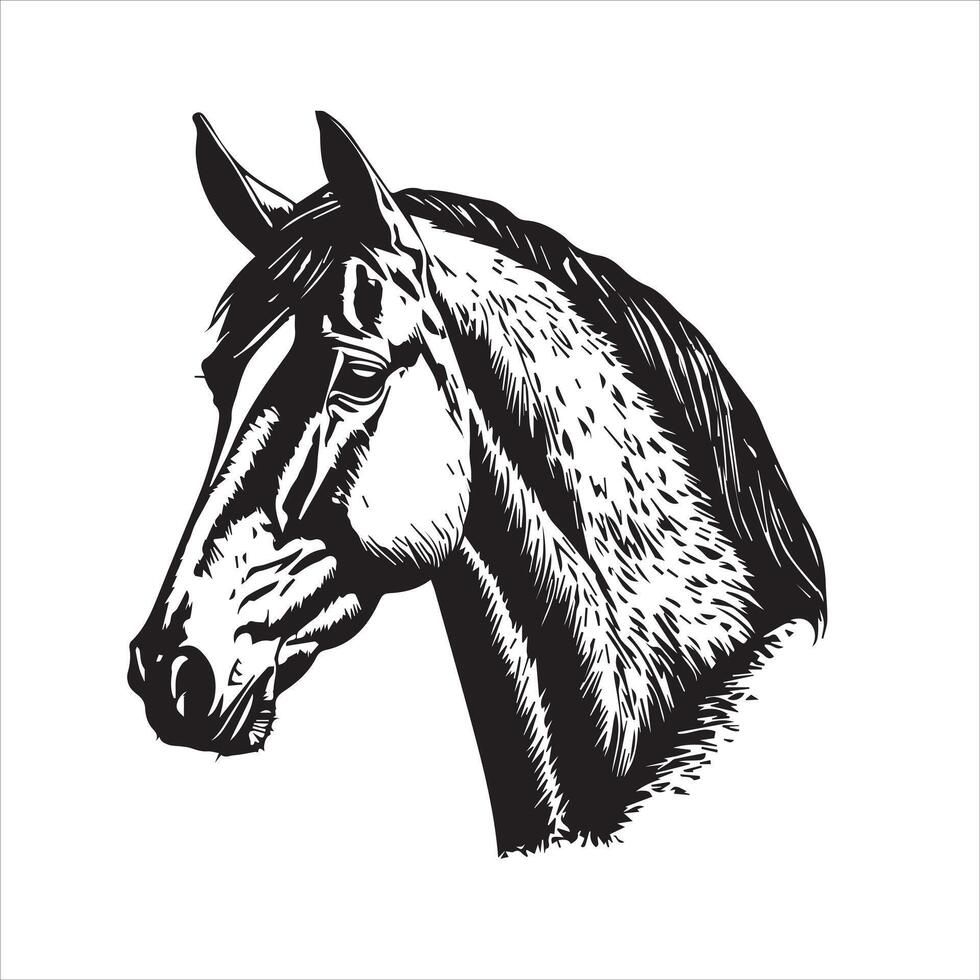 paard silhouet dier logo zwart paarden grafisch vector illustratie