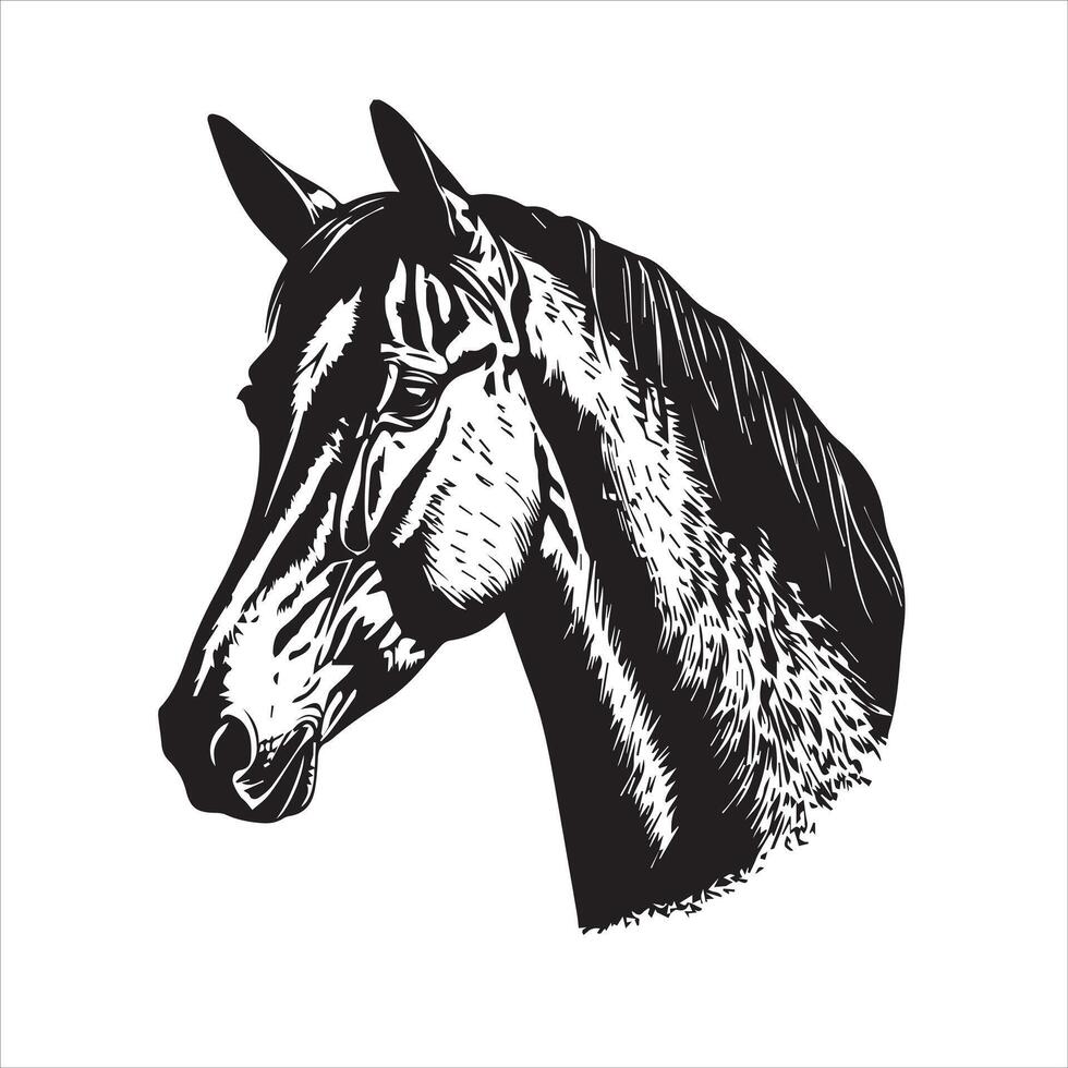 paard silhouet dier logo zwart paarden grafisch vector illustratie
