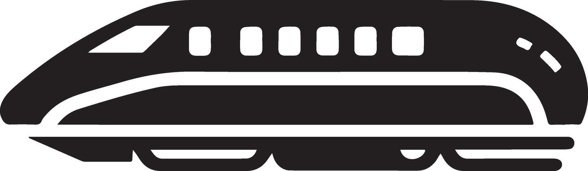 minimaal japans kogel trein icoon vector clip art silhouet, wit achtergrond 22