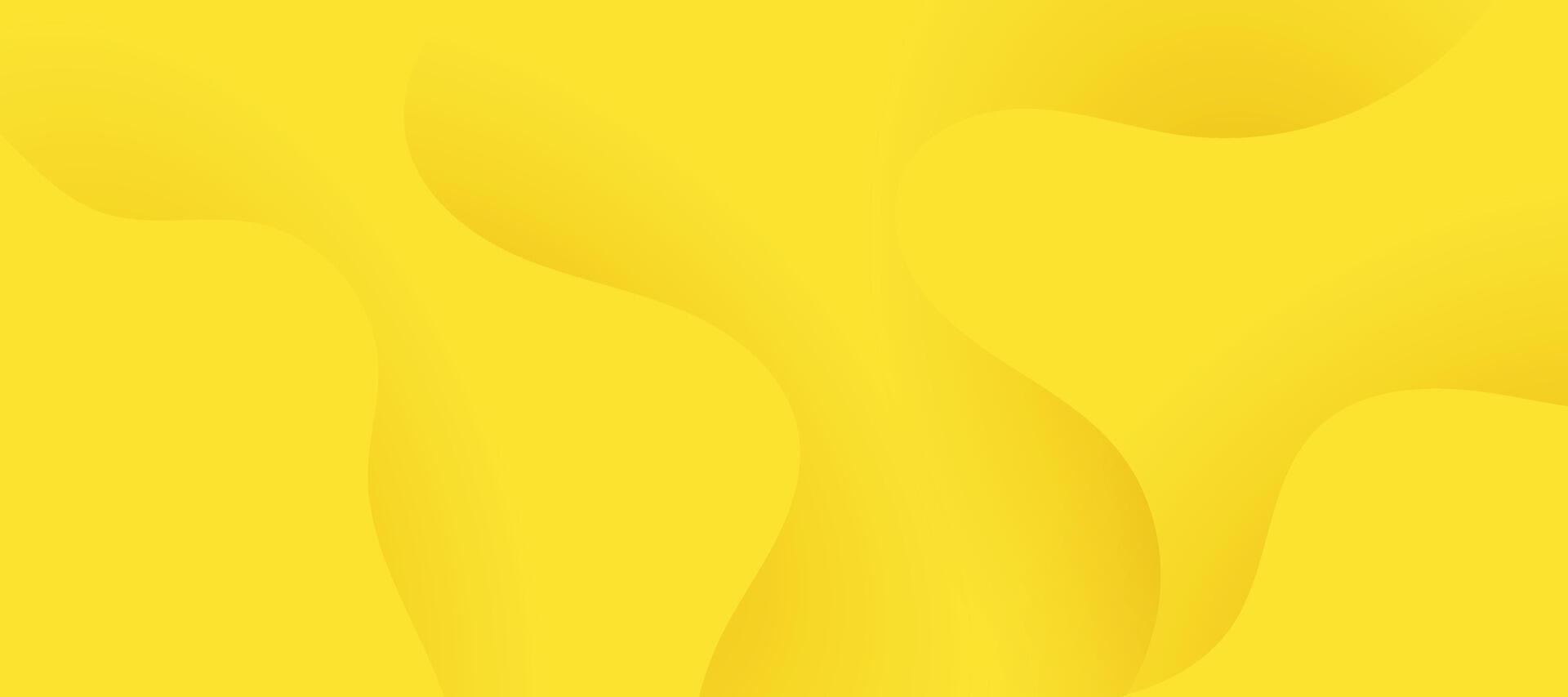 dynamisch 3d modern abstract geel achtergrond, minimaal papier achtergrond. vector