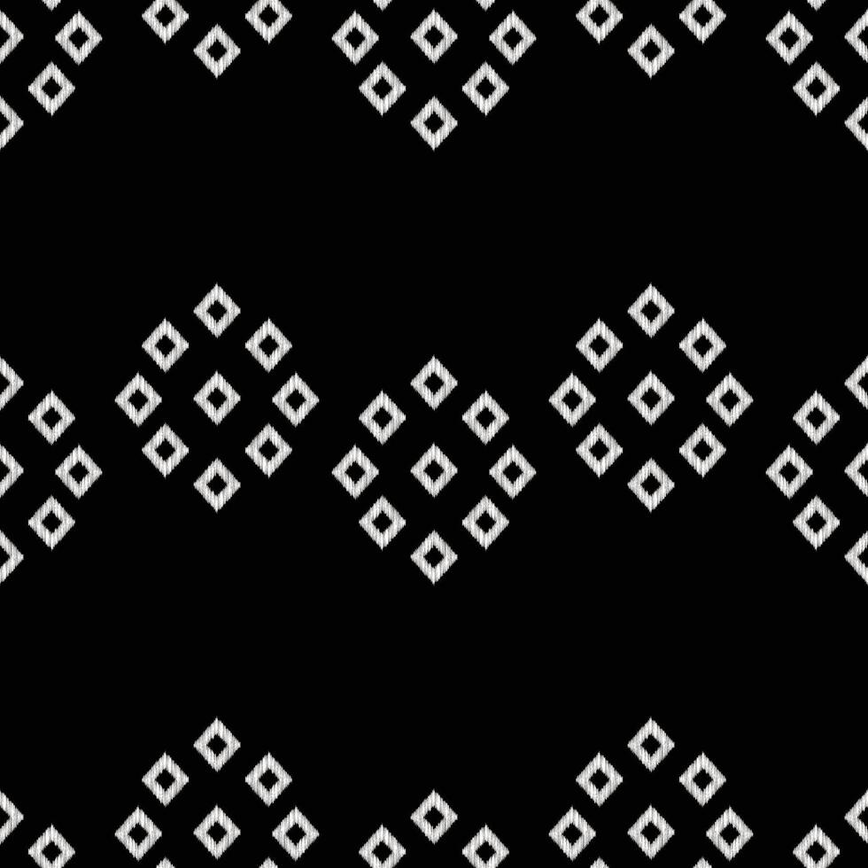 traditioneel etnisch ikat motief kleding stof achtergrond patroon meetkundig .Afrikaanse ikat borduurwerk etnisch oosters patroon zwart achtergrond behang. abstract,vector,illustratie.textuur,frame,decoratie. vector