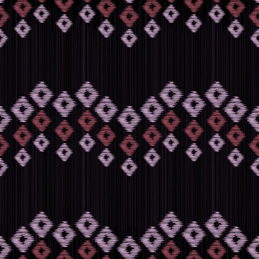 traditioneel etnisch ikat motief kleding stof achtergrond patroon meetkundig .Afrikaanse ikat borduurwerk etnisch oosters patroon zwart achtergrond behang. abstract,vector,illustratie.textuur,frame,decoratie. vector