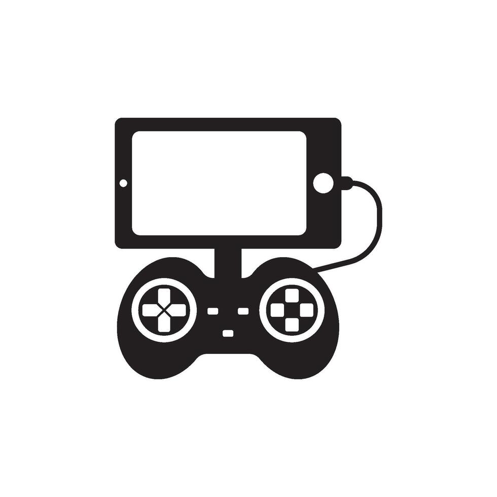 mobiel spel logo symbool icoon, vector illustratie ontwerp